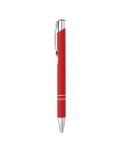 OGGI SOFT, metalna hemijska olovka, crvena