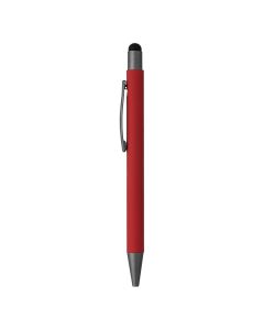 TITANIUM TOUCH, metalna "touch" hemijska olovka, crvena