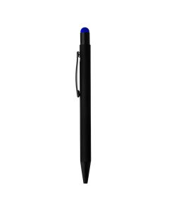 TITANIUM BLACK, metalna "touch" hemijska olovka, rojal plava