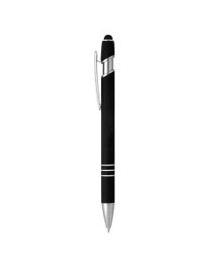 ARMADA SOFT, metalna "touch" hemijska olovka, crna