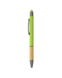 TITANIUM TOUCH BAMBOO, metalna "touch" hemijska olovka, svetlo zelena