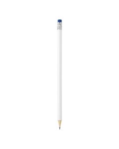 PIGMENT WHITE, drvena olovka hb sa gumicom, plava
