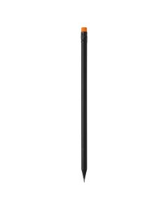 BLACKY COLOR, drvena olovka hb sa gumicom, narandžasta