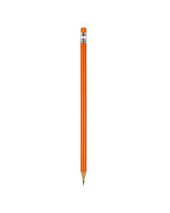 PIGMENT, drvena olovka hb sa gumicom, narandžasta