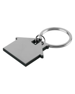 HUS, metalni privezak za ključeve, crni