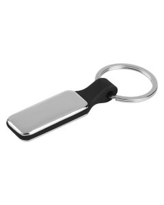 CORSO R, metalni privezak za ključeve, crni