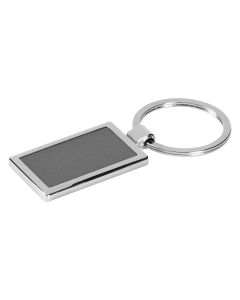 SIMS, metalni privezak za ključeve, tamno sivi