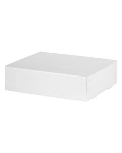 FORMAT, troslojna samosklopiva poklon kutija, bela