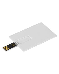 CREDIT CARD, usb flash memorija, beli, 8GB