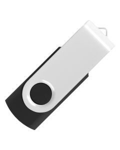 SMART WHITE, usb flash memorija, crni, 8GB