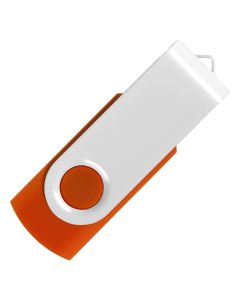 SMART WHITE, usb flash memorija, narandžasti, 8GB