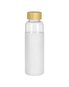 ADA, sportska boca sa silikonskom navlakom, 500 ml, bela