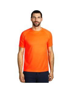 RECORD, sportska majica sa raglan rukavima, neon narandžasta