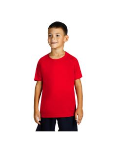 RECORD KIDS, dečja sportska majica sa raglan rukavima, crvena