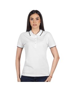 ATLANTIC LADY, ženska polo majica, 190 g/m2, bela