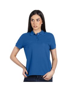 GO GREEN LADY, ženska polo majica, 180 g/m2, rojal plava