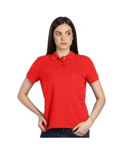 GO GREEN LADY, ženska polo majica, 180 g/m2, crvena