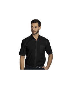 BUSINESS SSL MEN, muška košulja kratkih rukava, crna