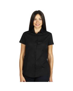 CLUB SSL WOMEN, ženska košulja kratkikih rukava, crna