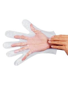 PE GLOVES, polietilenske rukavice za jednokratnu upotrebu, transparentne