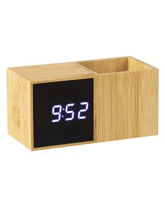 GRID - Digitalni stoni LCD sat sa držačem za olovke