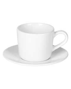MILL - Šolja za cappuccino sa tacnom od fine keramike, 150 ml